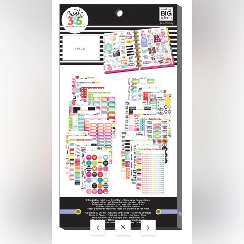 The Happy Planner “Planner Basics” Sticker Book